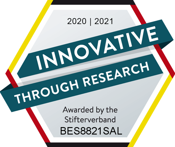 Forschungssiegel, Innovativ durch Forschung, Auszeichnung
