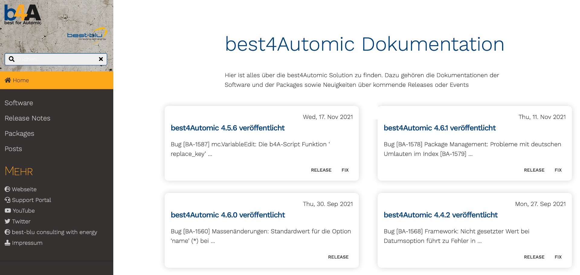 best4Automic, Dokumentation, Automation