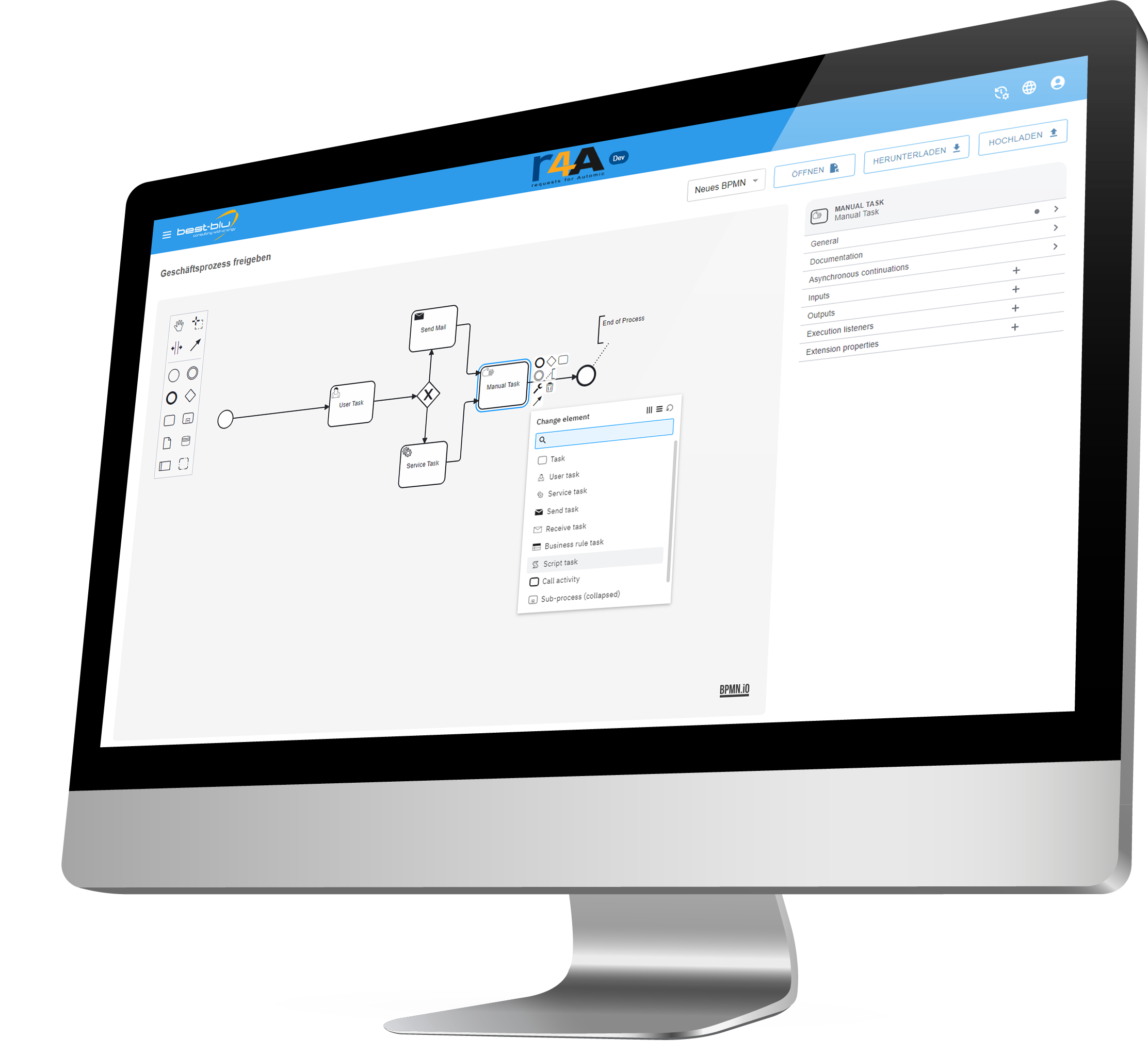 r4A process creation